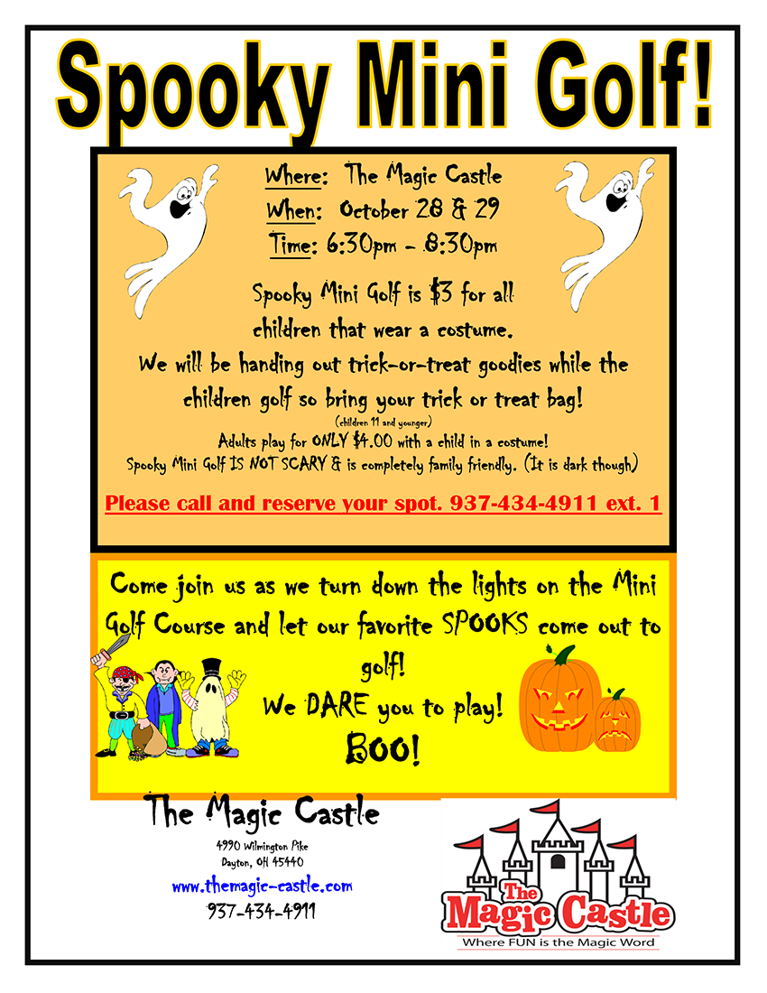 Spooky Mini Golf The Magic Castle Fun Center Dayton OH spooky-mini-golf-the-magic-castle-fun-center-dayton-oh